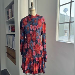 FARM Rio Garden Navy Mini Dress M